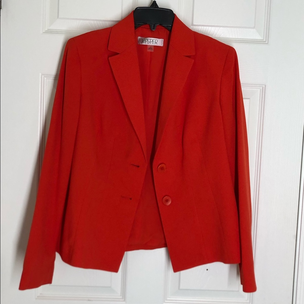 Kasper Red Blazer